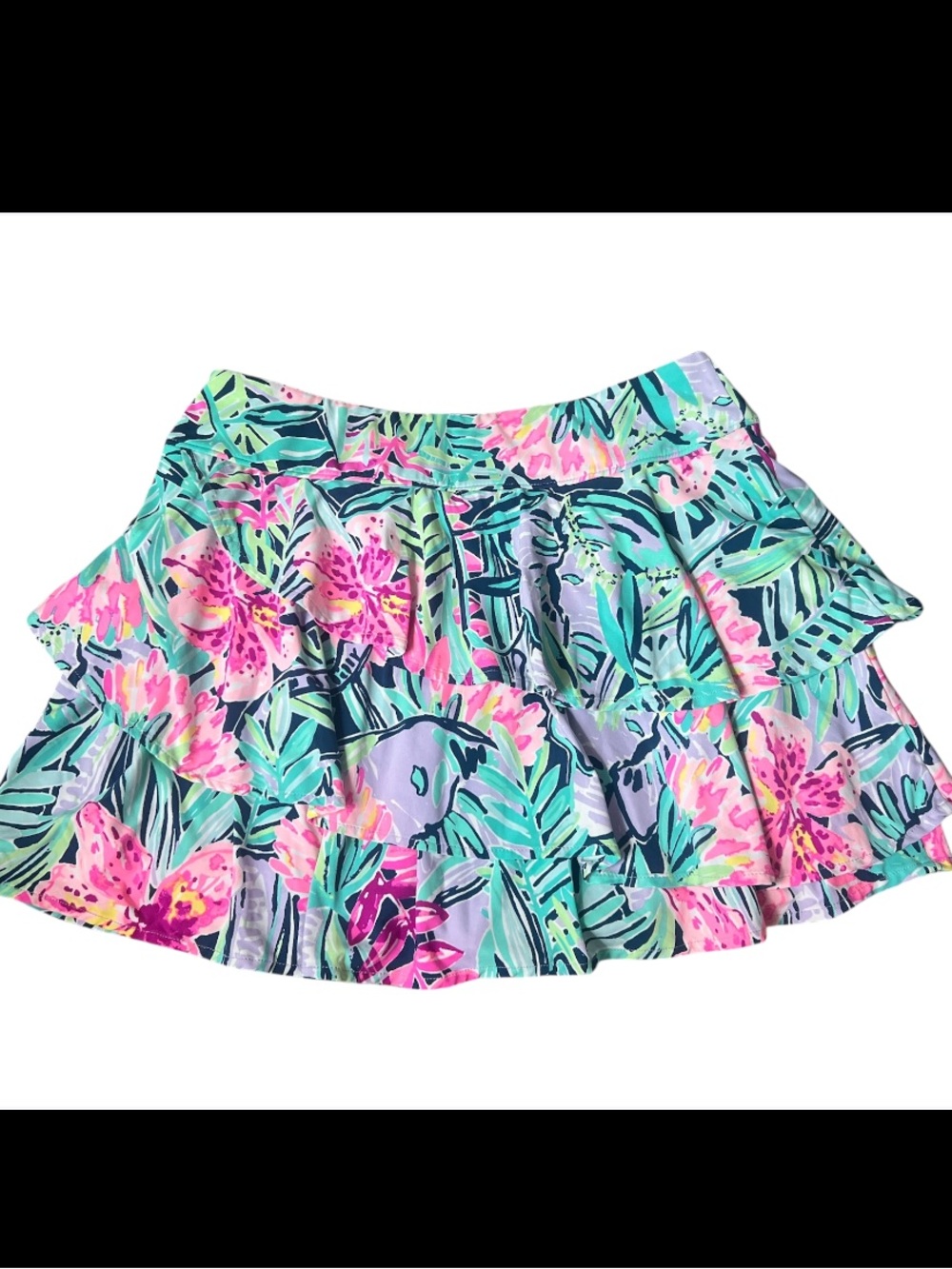 Lilly Pulitzer Luxletic Women’s Floral Print Skirt Small Athletic Golf Tennis - Picture 5 of 5